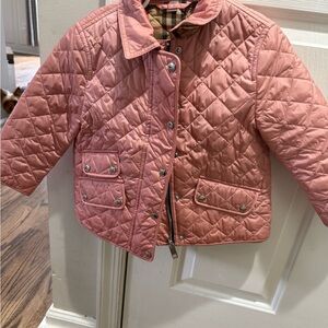 Quilted Pink Kids Jacket